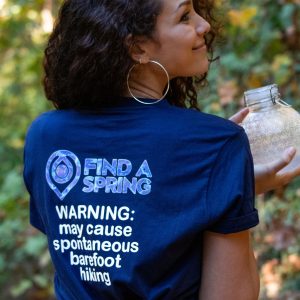 WARNING MAY CAUSE SPONTANEOUS BAREFOOT HIKING T-Shirt